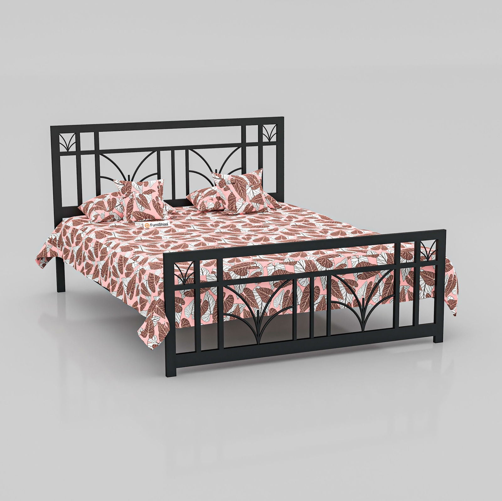 MetalCraft Stunning Design Iron Bed - Furnishiaa -  -